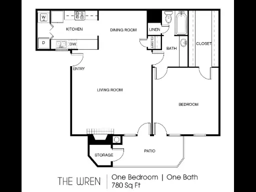 Bellevue at Clear Creek Houston Apartments Floor Plan 4