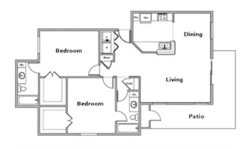 Breakers at Windmill Lakes Floorplan 4