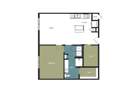 Broadstone EADO Houston Apartment Floor Plan 10