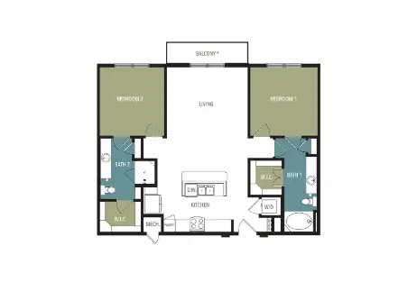 Broadstone EADO Houston Apartment Floor Plan 11