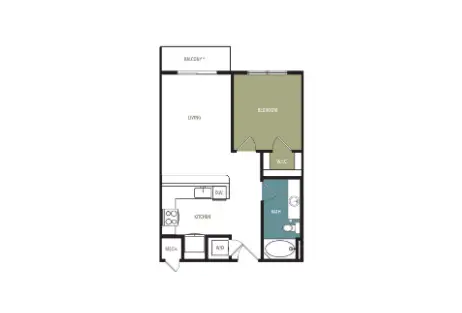 Broadstone EADO Houston Apartment Floor Plan 2