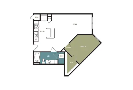 Broadstone EADO Houston Apartment Floor Plan 3