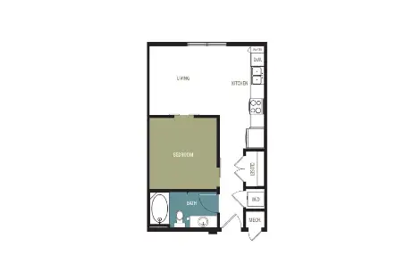 Broadstone EADO Houston Apartment Floor Plan 7