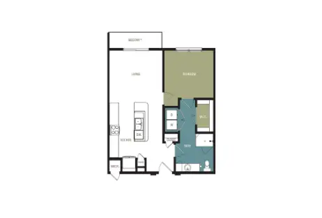 Broadstone EADO Houston Apartment Floor Plan 9