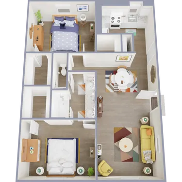 Broadway Park Apartments Houston Floor plan 4