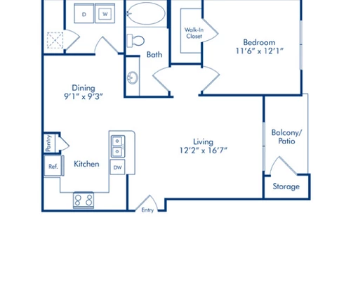 Camden Spring Creek Floorplan 1