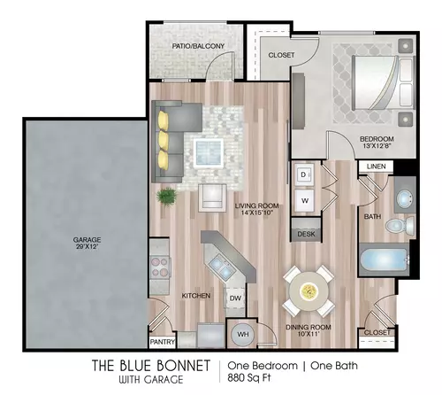 Carrington Park at Gulf Pointe Floorplan 3