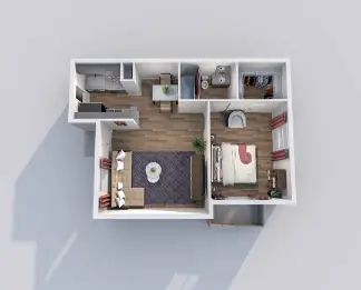 Casa Del Mar Apartments Houston Floor plan 1