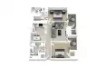 City Park in The Heights Houston Apartment Floor Plan 14