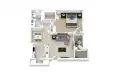 City Park in The Heights Houston Apartment Floor Plan 4