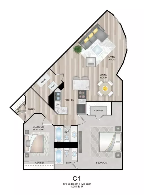 Clear Lake Place Floorplan 5