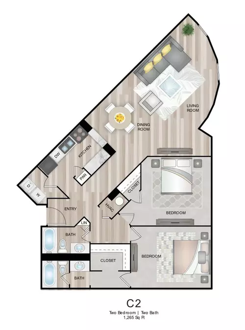 Clear Lake Place Floorplan 6