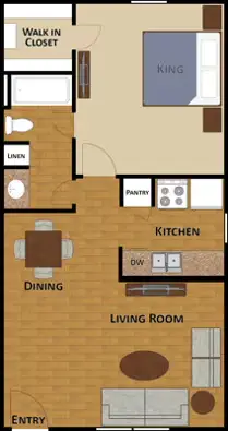 Edgebrook Apartments Houston Floor Plan 3