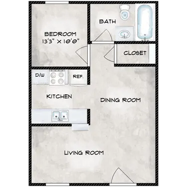 Encanto Apartments Floorplan 1