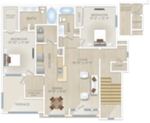 Estancia San Miguel Apartments Houston Floor Plan 5