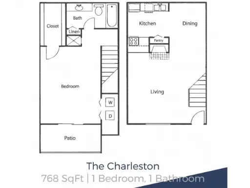 Fairway at Bellevue Houston Apartments Floor Plan 4