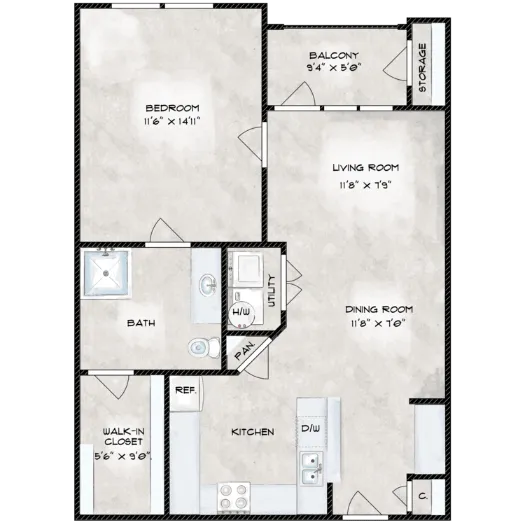 Fulton Lofts Floorplan 2