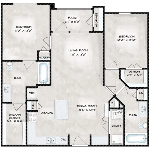 Fulton Lofts Floorplan 3