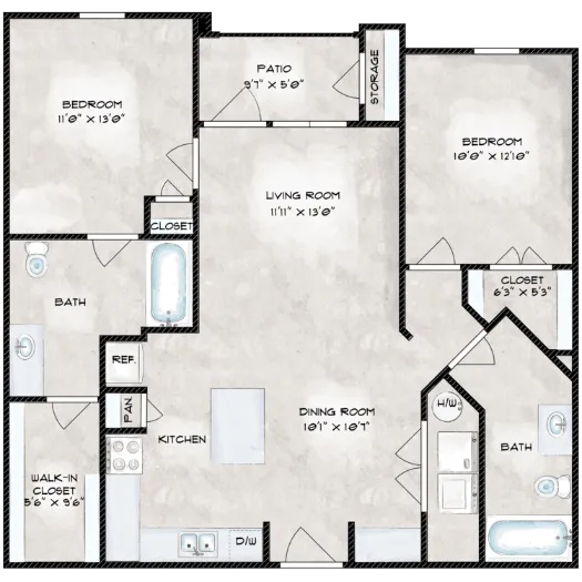 Fulton Lofts Floorplan 4