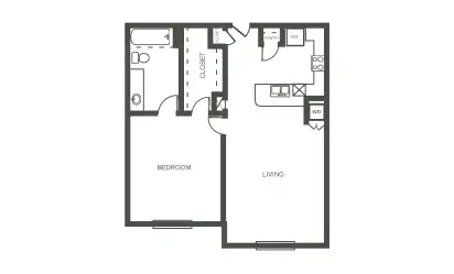 Gardens At Friendswood Lake Houston Apartments Floor Plan 3