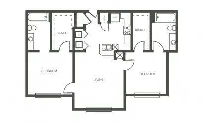 Gardens At Friendswood Lake Houston Apartments Floor Plan 4