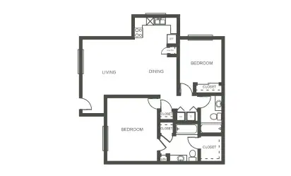 Gardens At Friendswood Lake Houston Apartments Floor Plan 5