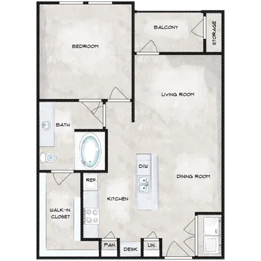 Harrisburg Lofts Floorplan 1