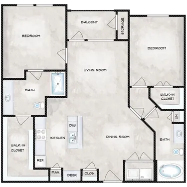 Harrisburg Lofts Floorplan 2