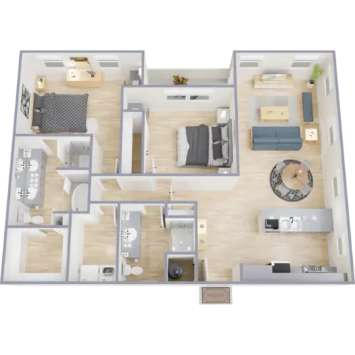 Hycohen Residency Apartments Floorplan 6