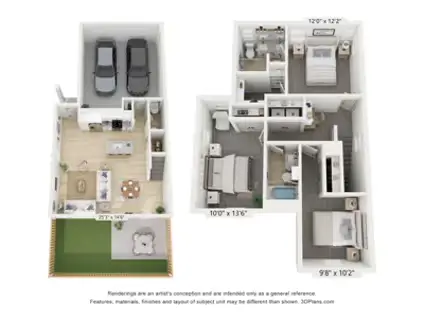 Inspire Homes Missouri City Rise Apartments FloorPlan 11