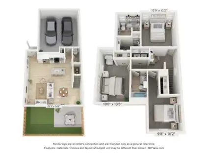 Inspire Homes Missouri City Rise Apartments FloorPlan 6
