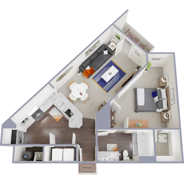 Ivy Point Friendswood Houston Apartment Floor Plan 2