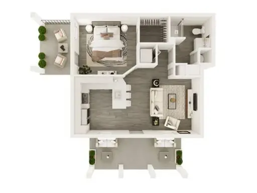 LEO at West Fork Houston Apartments Floor Plan 1