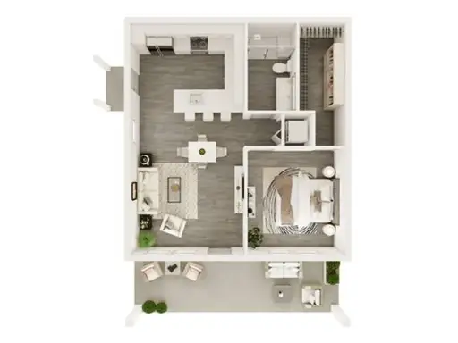 LEO at West Fork Houston Apartments Floor Plan 2