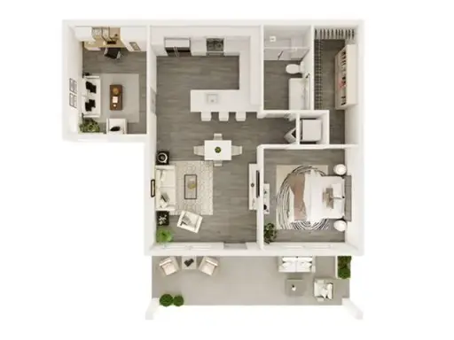 LEO at West Fork Houston Apartments Floor Plan 3
