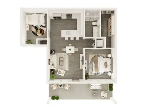 LEO at West Fork Houston Apartments Floor Plan 4