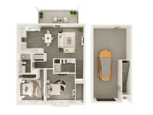 LEO at West Fork Houston Apartments Floor Plan 6