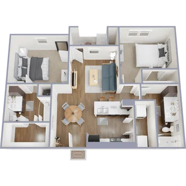 La Mariposa Apartments Houston Floor Plan 2