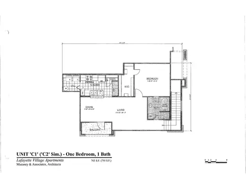 Lafayette Village Apartments Houston Apartment Floor Plan 3