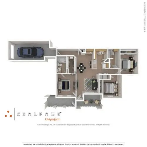 Lafayette Village Apartments Houston Apartment Floor Plan 7