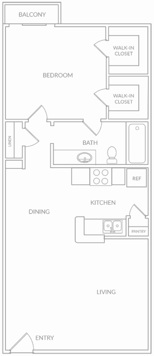 Lakeshore Apartments Floorplan 2