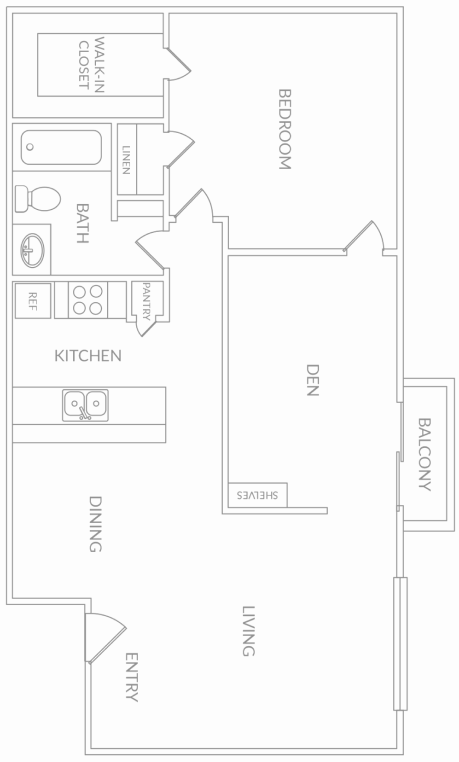 Lakeshore Apartments Floorplan 3