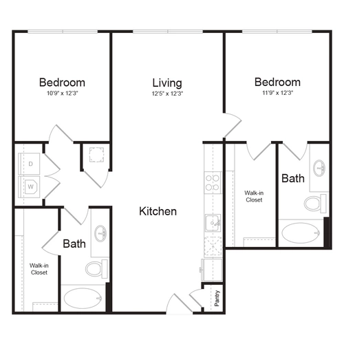 Ltd. Med Center Apartments Floorplan 2
