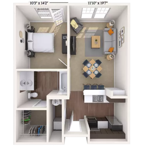 MAA Midtown Square Floorplan 5