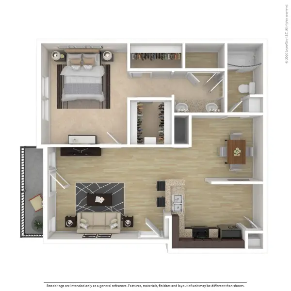 Marquis on Pin Oak Park Houston Apartment Floor plan 3