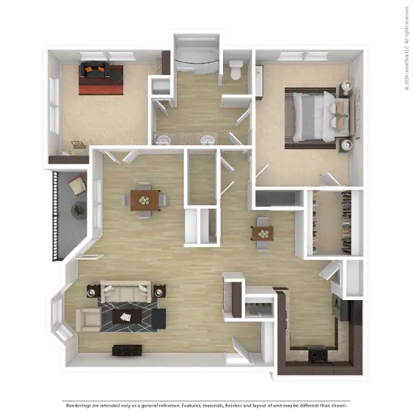 Marquis on Pin Oak Park Houston Apartment Floor plan 6