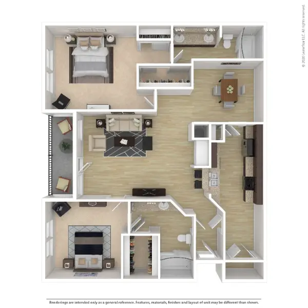 Marquis on Pin Oak Park Houston Apartment Floor plan 7