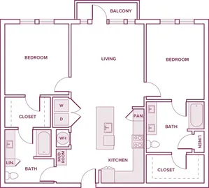 Modera Waugh Apartments Houston Apartment Floor Plan 10