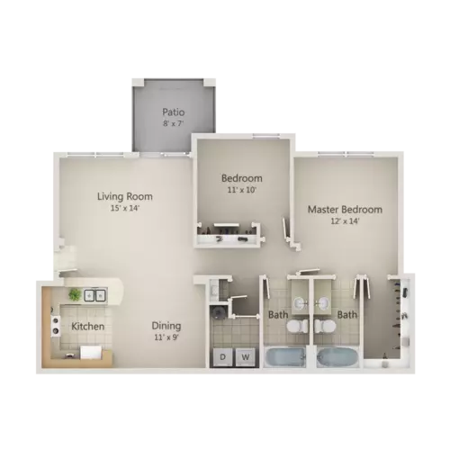 Montelago Apartments Floorplan 3