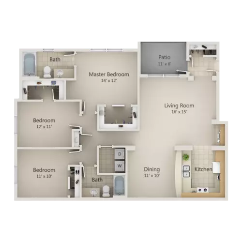 Montelago Apartments Floorplan 5